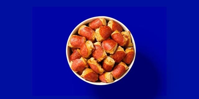 Pepperoni Pretzel Nugget Bucket.