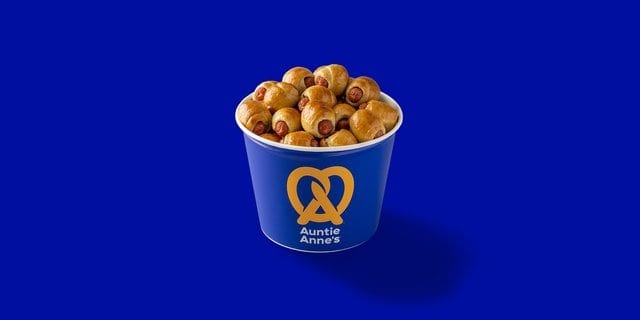 Mini Pretzel Dog Bucket.