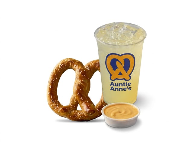 #4 - Original Pretzel + Dip + Small Lemonade.