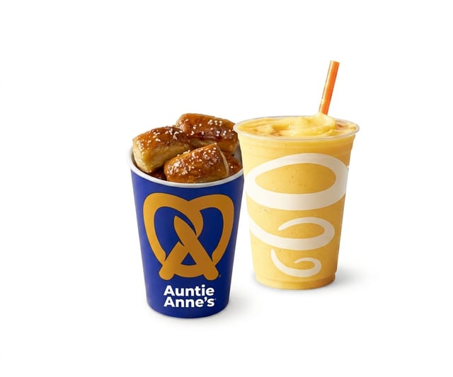 #1 Pretzel Nuggets & Smoothie Combo.