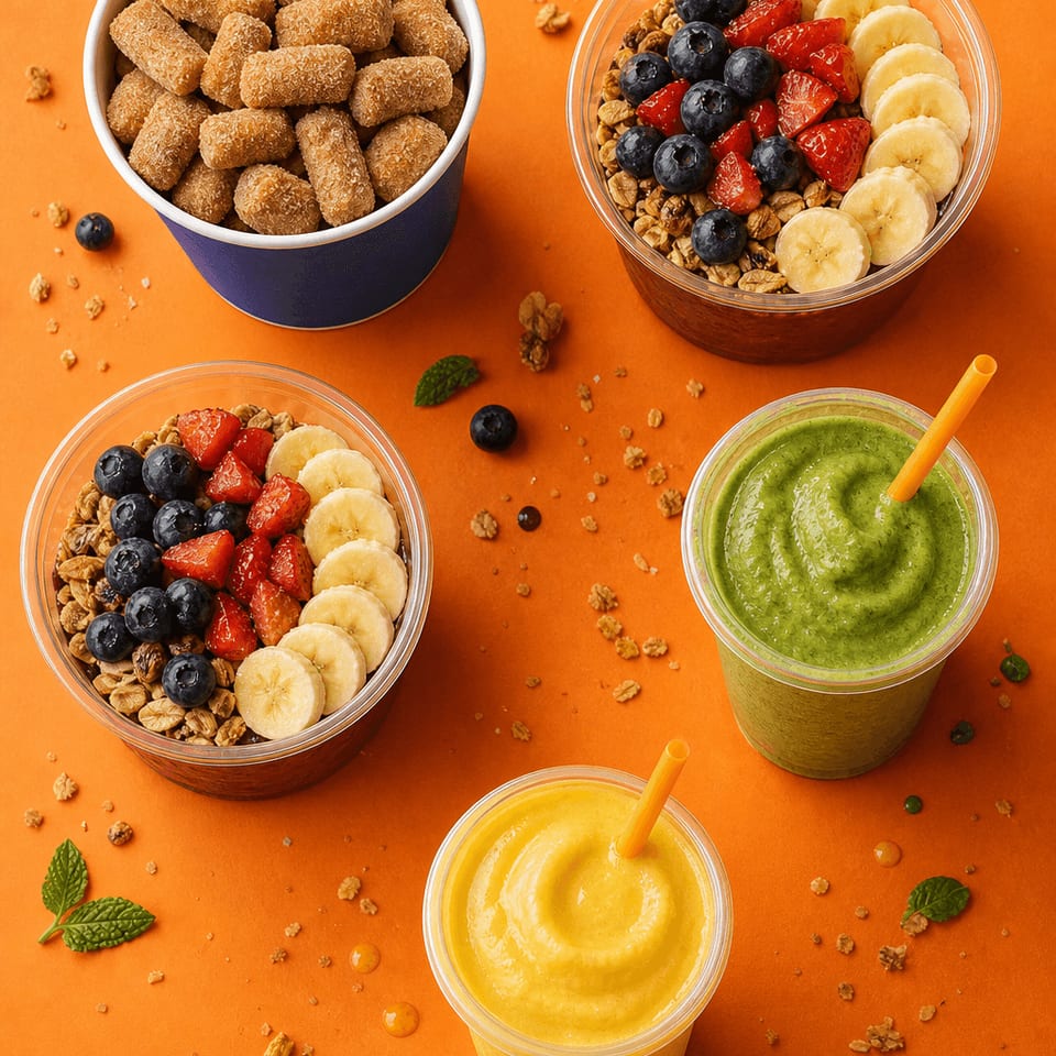 Auntie Annes Pretzels and Jamba Smoothies